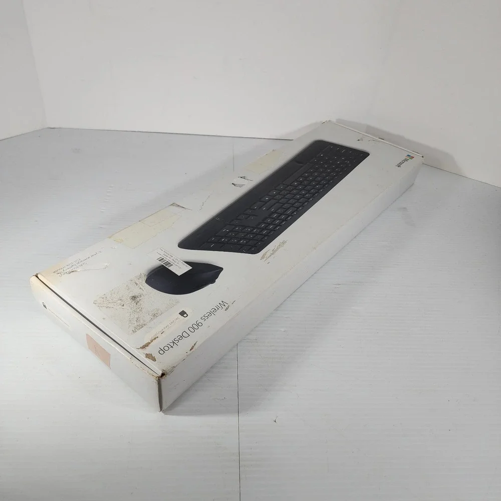 READ Microsoft Wireless 900 Desktop Wireless Keyboard‎ & Mouse NO USB DONGLE